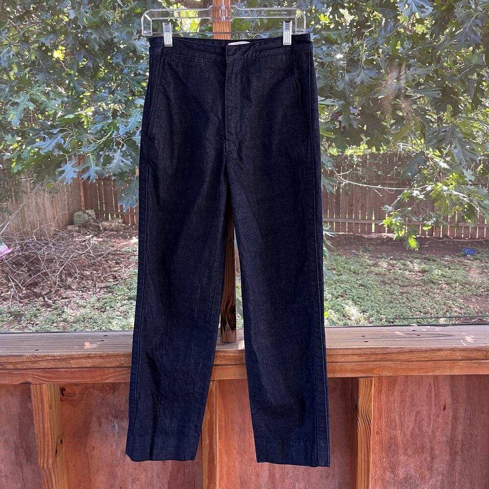 COS Women's Dark Wash High Waisted Trouser Jeans Size 6